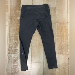 Wundertrain lululemon dark gray leggings